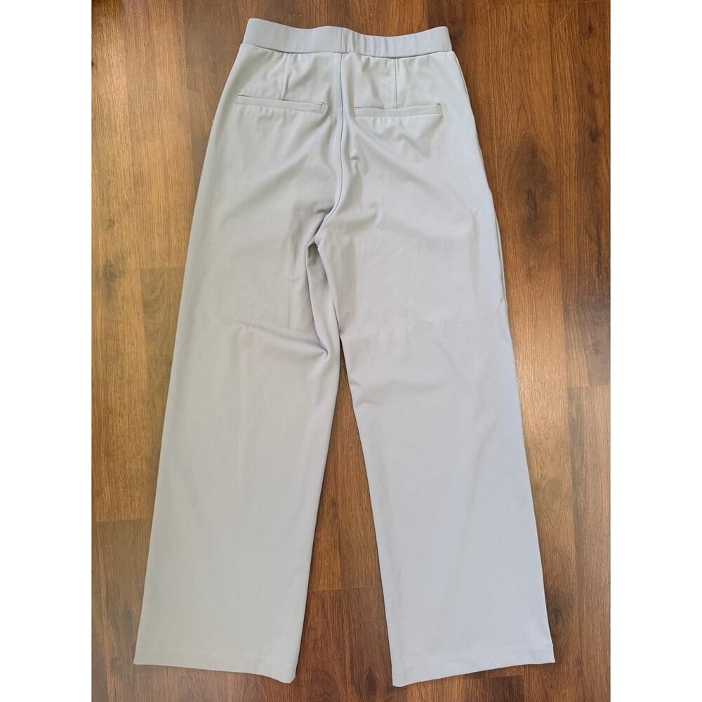 Halara NWT Flex Day Stretch High Waist Straight Leg Work Pants Gray Sz S Career - Picture 3 of 7